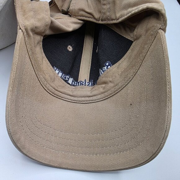 Dorfman Pacific DPC Mens OS Beige Cotton Embroidered Baseball Cap Adjustable - Picture 8 of 9